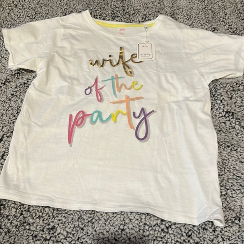 Miss to Mrs “Wife of the Party” Crewneck T-shirt